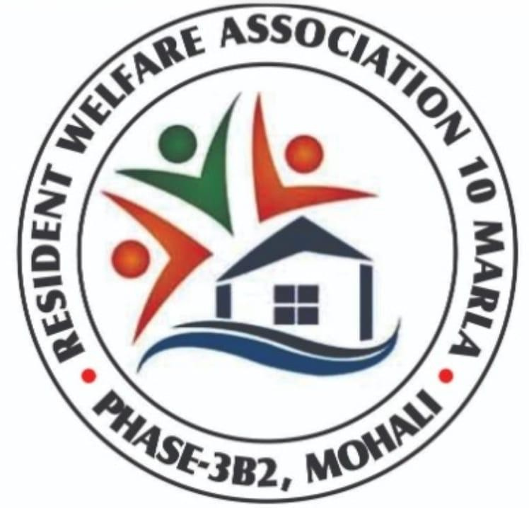 Resident Welfare Association 10 Marla Phase 3B2 Mohali logo